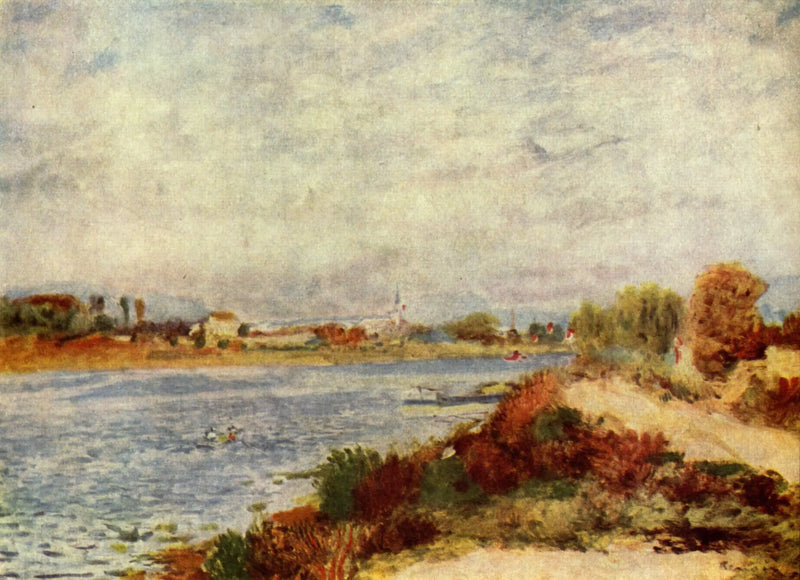 O Sena em Argenteuil - Pierre-Auguste Renoir