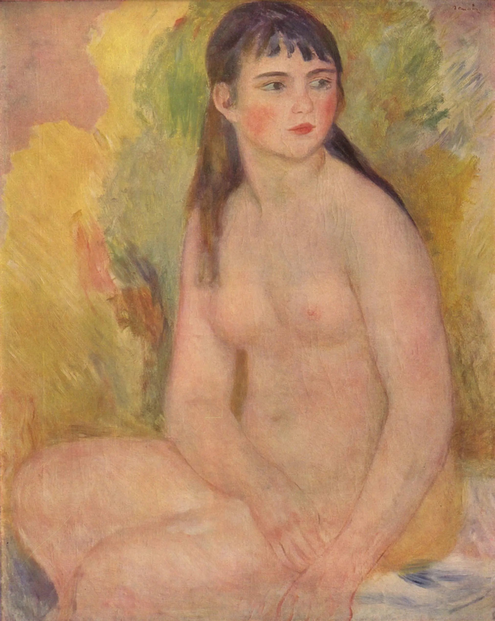 Reproduction du tableau « Femme nue - Pierre-Auguste Renoir » par Alpha Reproduction en peinture à l’huile