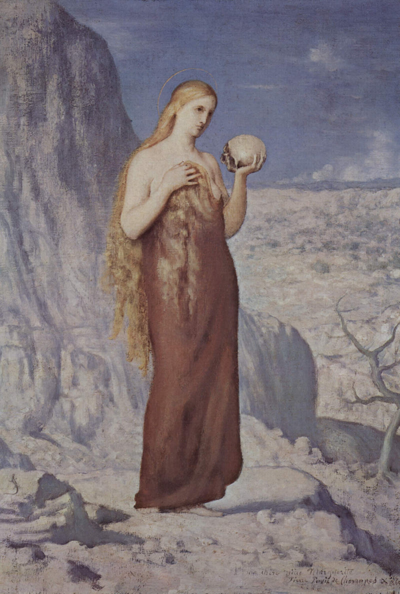 La Madeleine au désert - Pierre Puvis de Chavannes