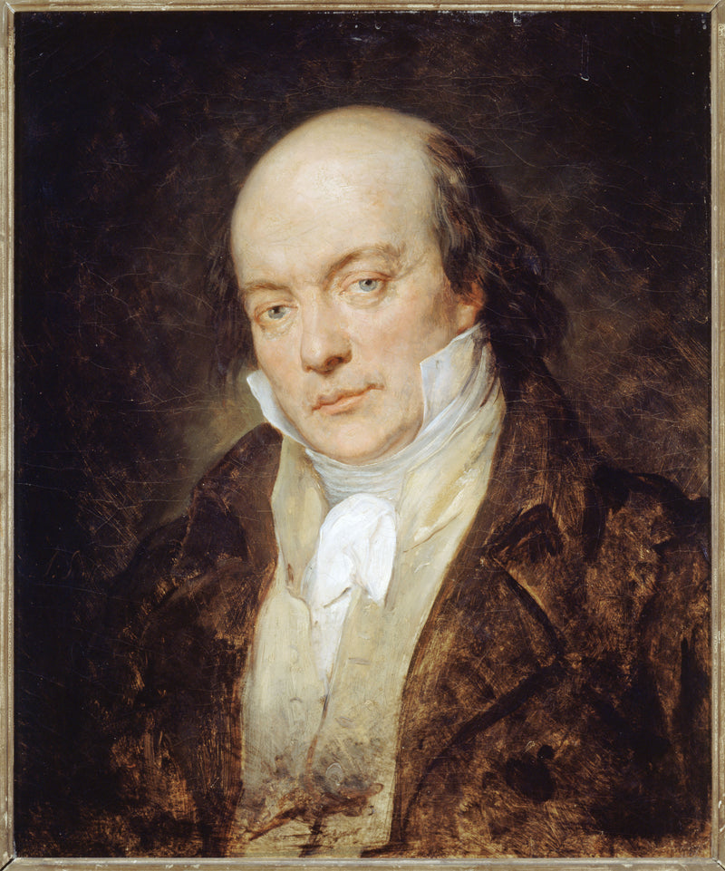 Retrato de Pierre-Jean de Béranger - Ary Scheffer