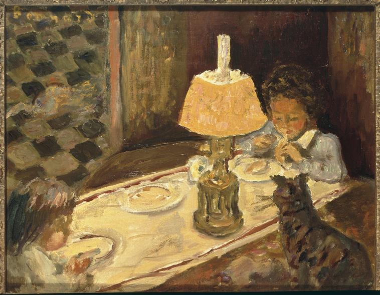 Reproduction du tableau « le déjeuner des enfants - Pierre Bonnard » par Alpha Reproduction en peinture à l’huile