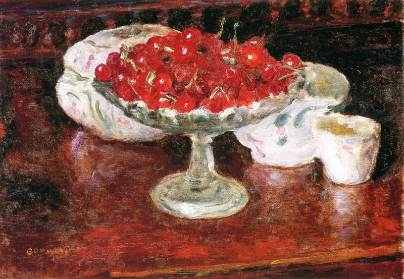 A taça de cerejas - Pierre Bonnard