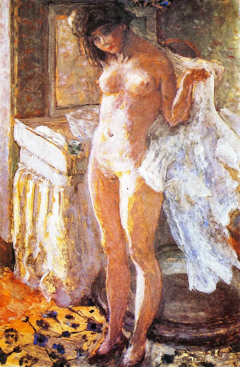 No banheiro - Pierre Bonnard