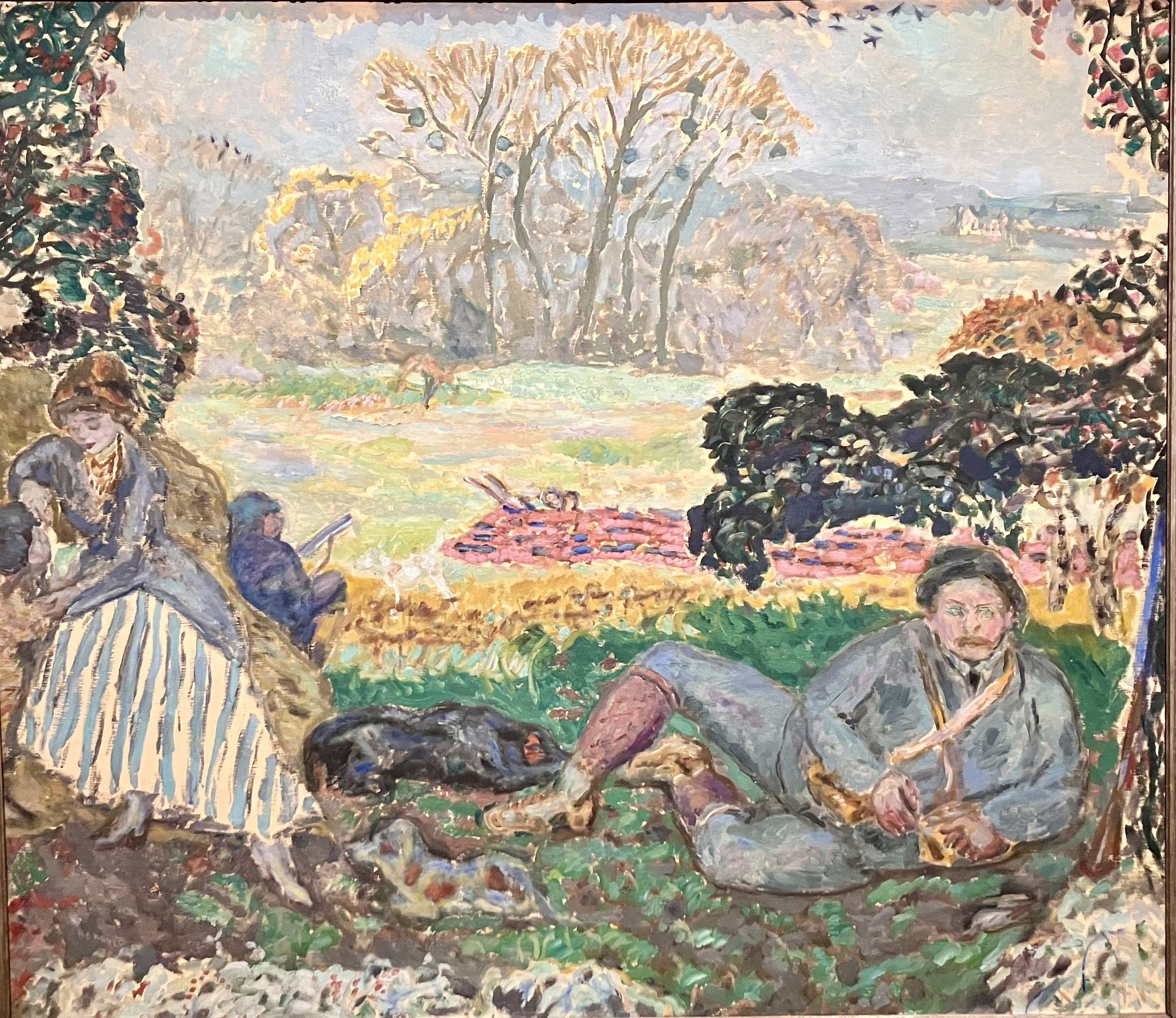 Reproduction du tableau « La Chasse - Pierre Bonnard » par Alpha Reproduction en peinture à l’huile
