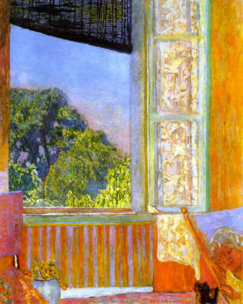 A janela aberta - Pierre Bonnard