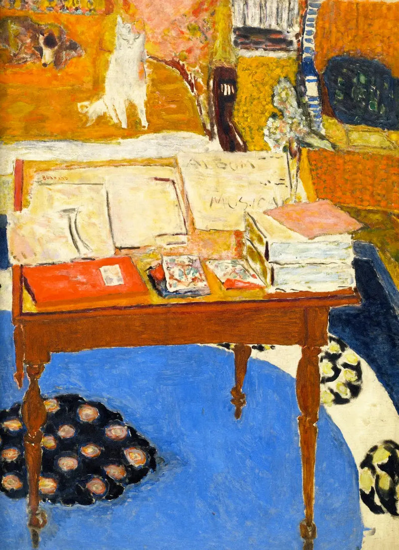 Mesa de trabalho - Pierre Bonnard