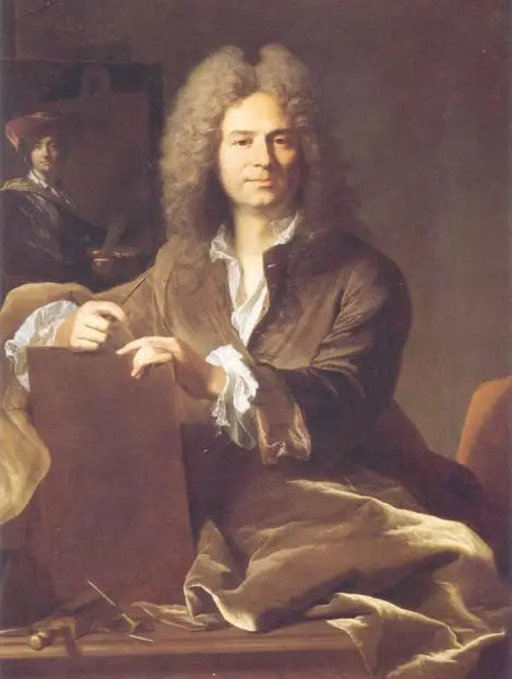 Retrato de Pierre Drevet - Hyacinthe Rigaud