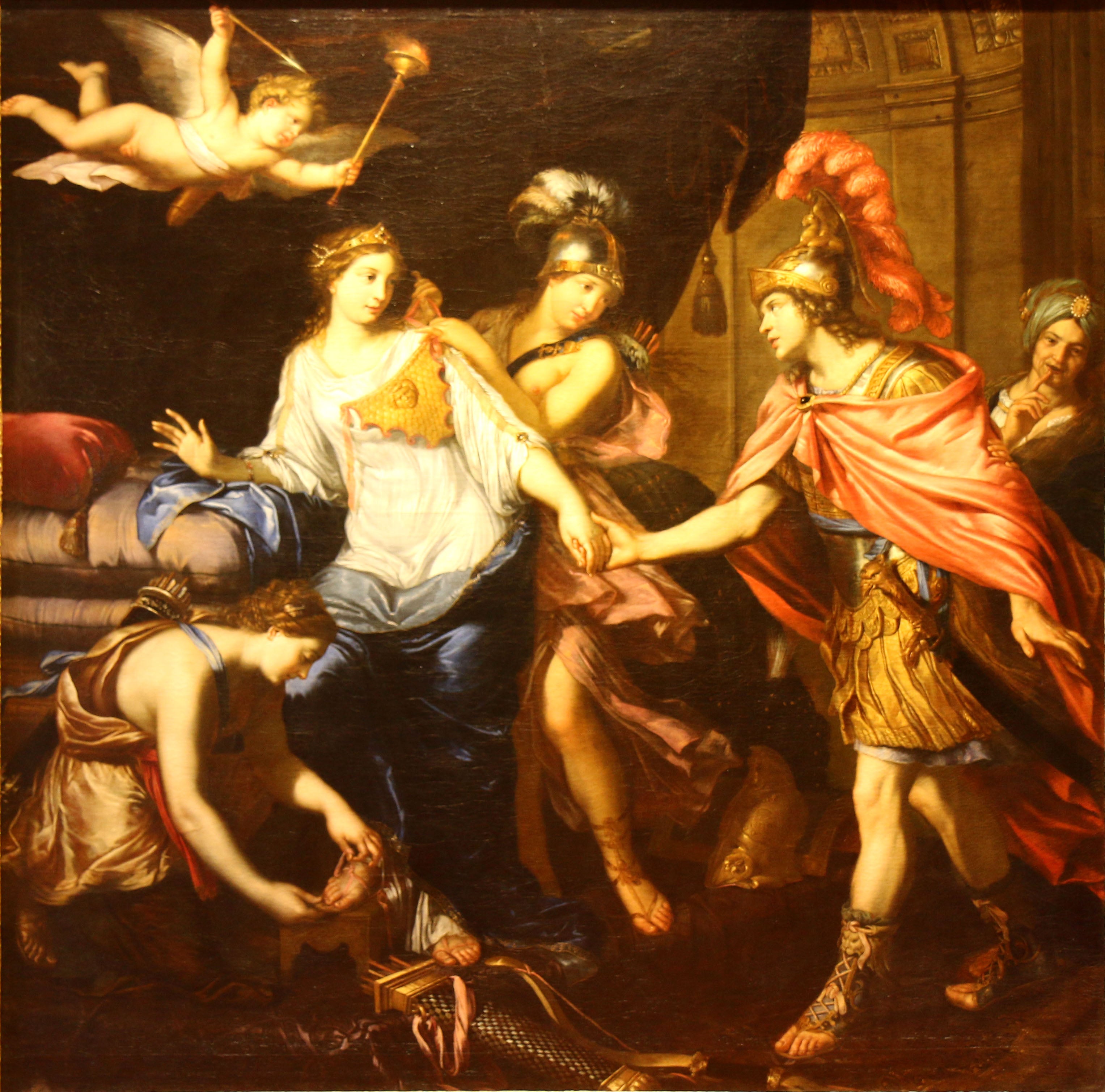 La rencontre d'Alexandre avec les Amazones - Pierre Mignard