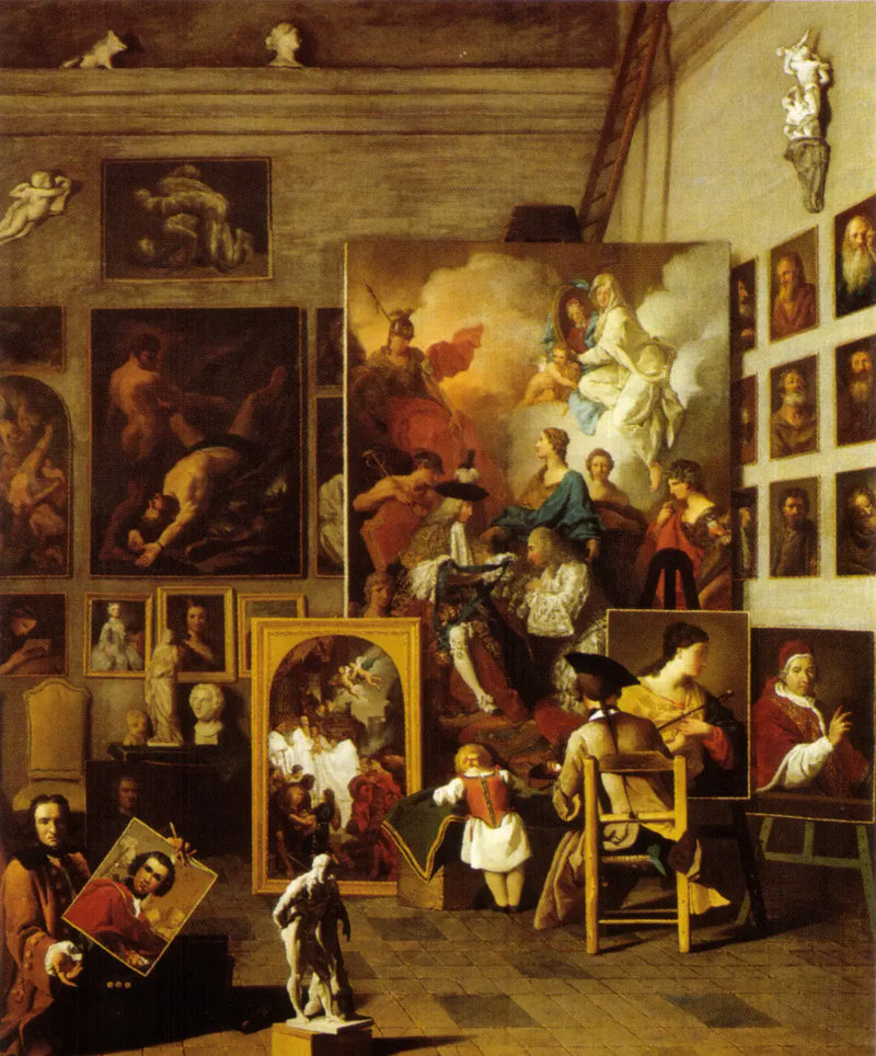 O Atelier do Pintor - Pierre Subleyras