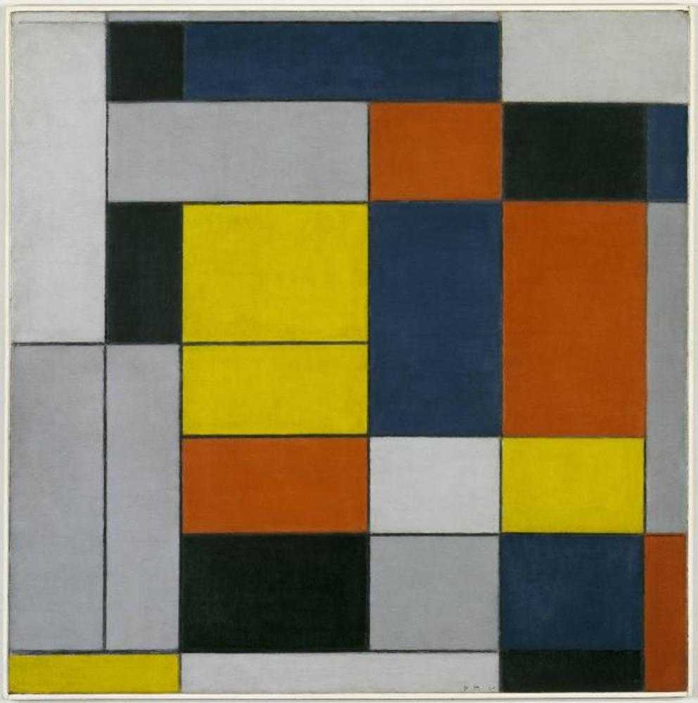 Reproduction du tableau « N° VI / Composition N° II - Piet Mondrian » par Alpha Reproduction en peinture à l’huile