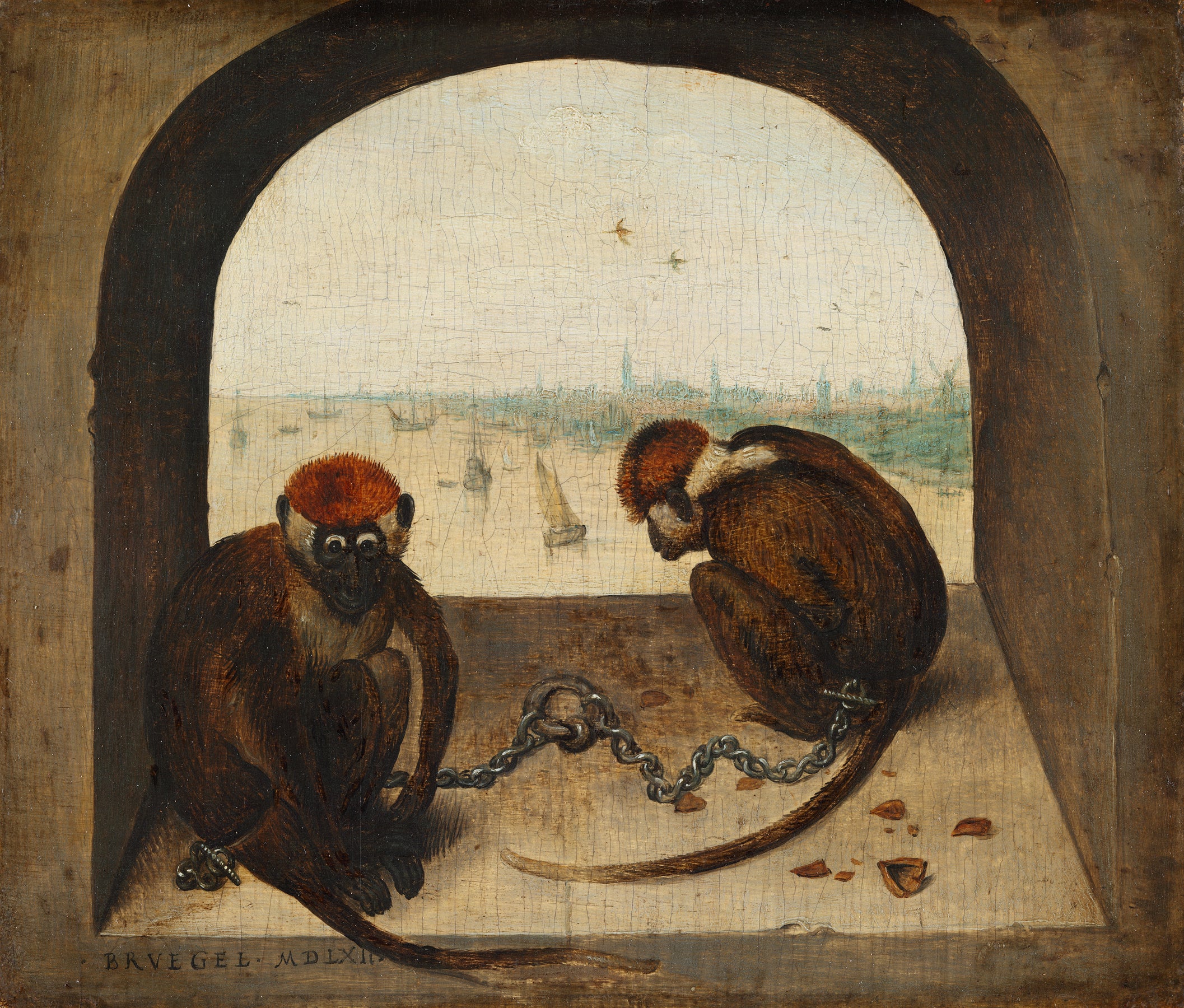 Dois Macacos - Pieter Brueghel, o Velho