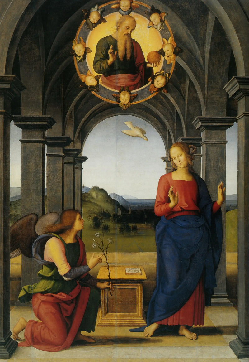 A Anunciação de Fano - Pietro Perugino