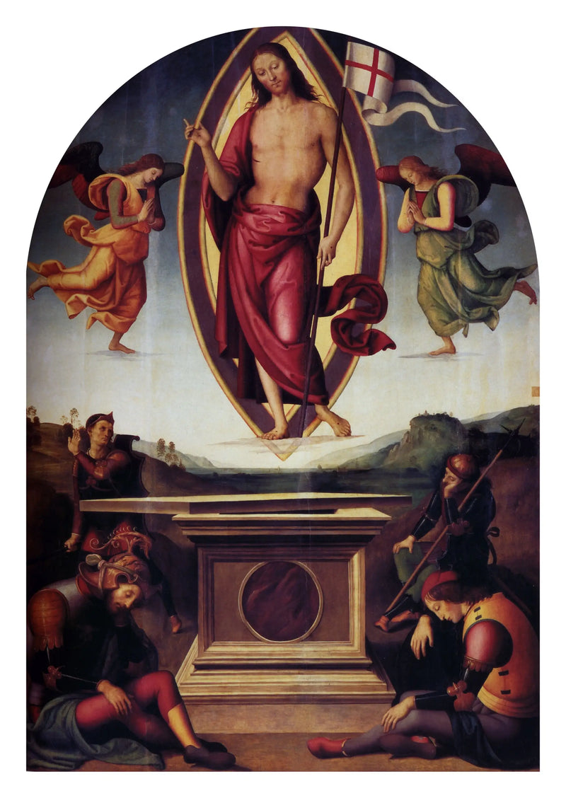 A Ressurreição de San Francesco al Prato - Pietro Perugino