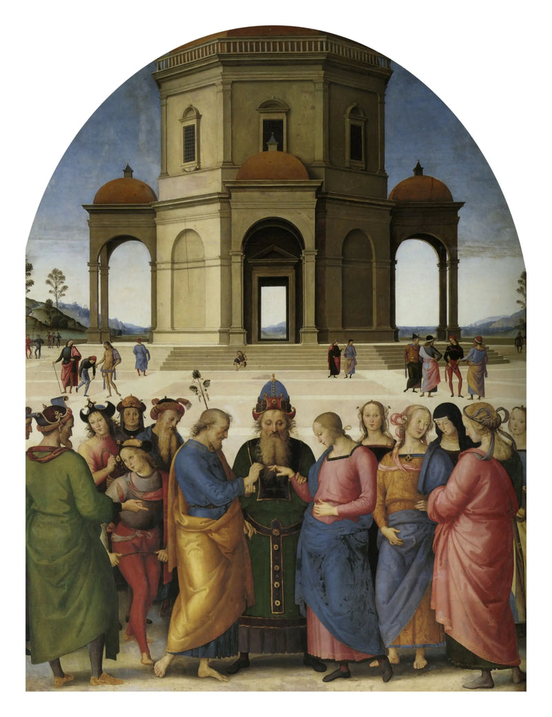 O Casamento da Virgem - Pietro Perugino