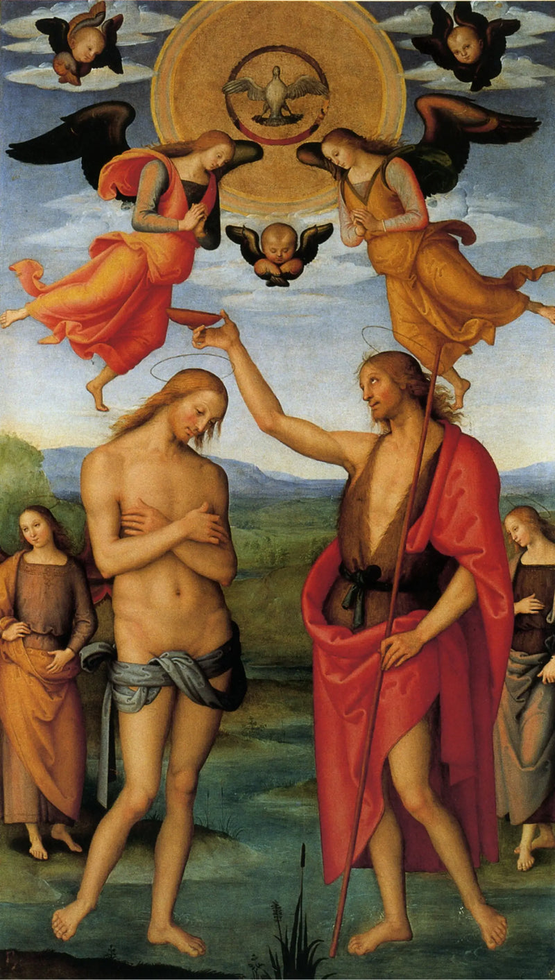 Batismo de Cristo - Pietro Perugino