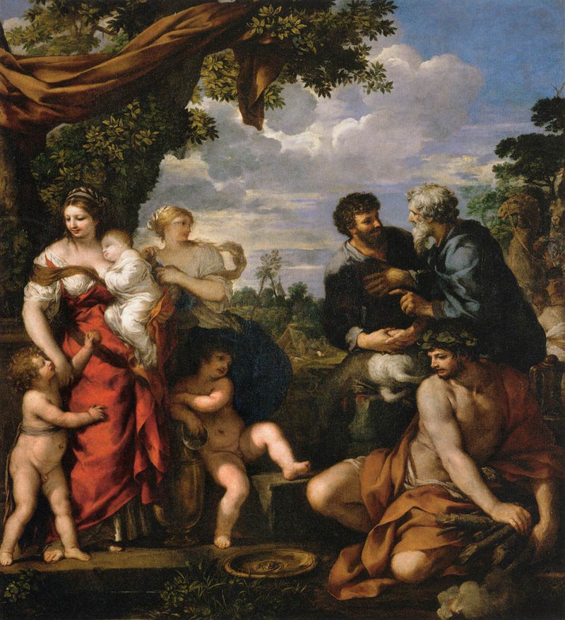 A Aliança de Jacó e Labão - Pietro da Cortona