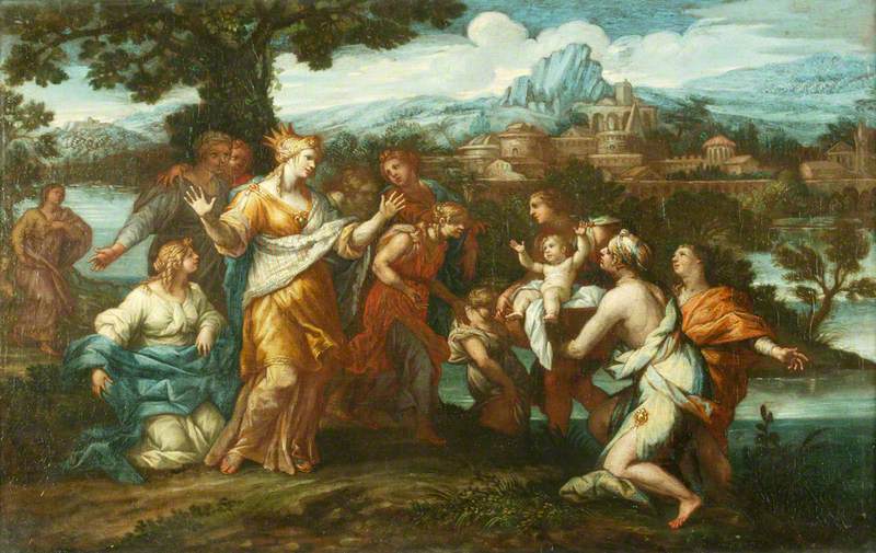 A descoberta de Moisés - Pietro da Cortona