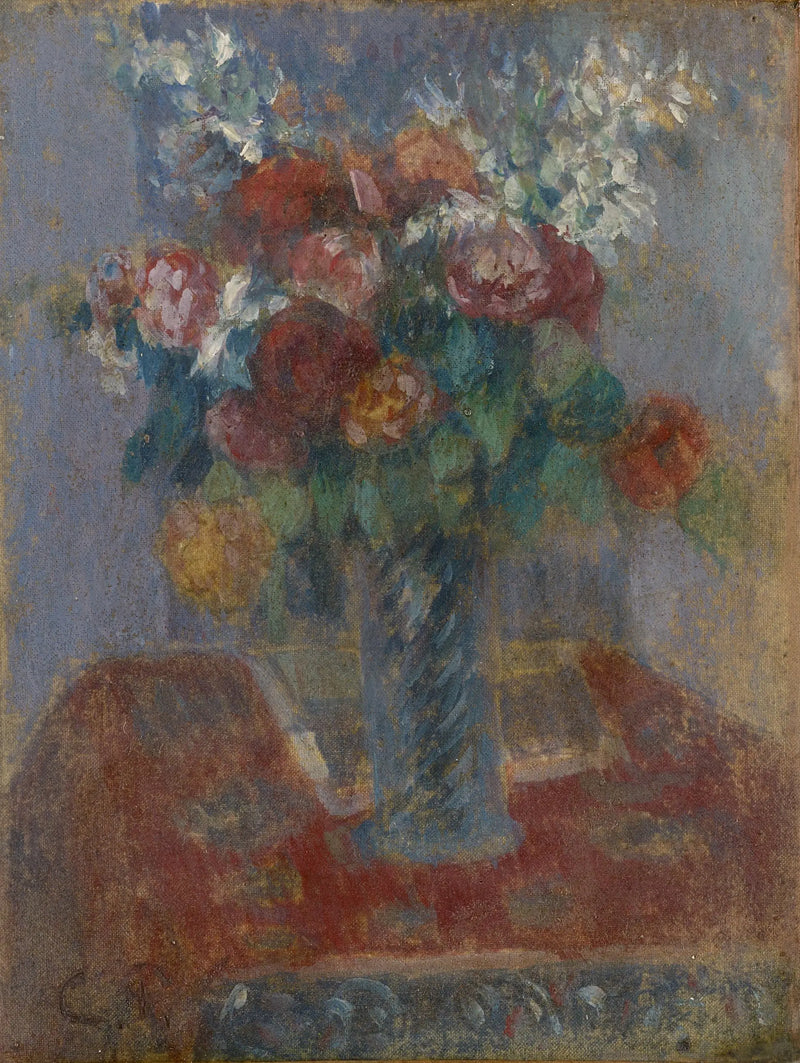 Bouquet de flores - Camille Pissarro