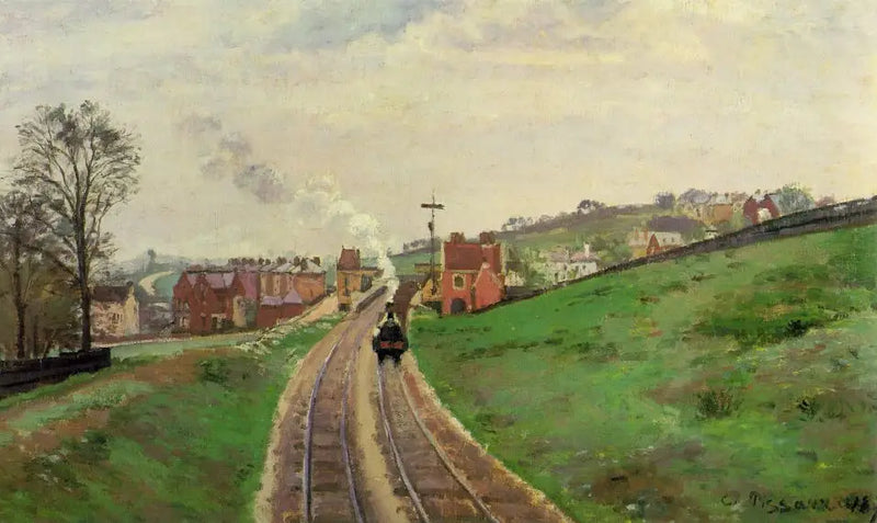 Estação de Lordship Lane, Dulwich - Camille Pissarro