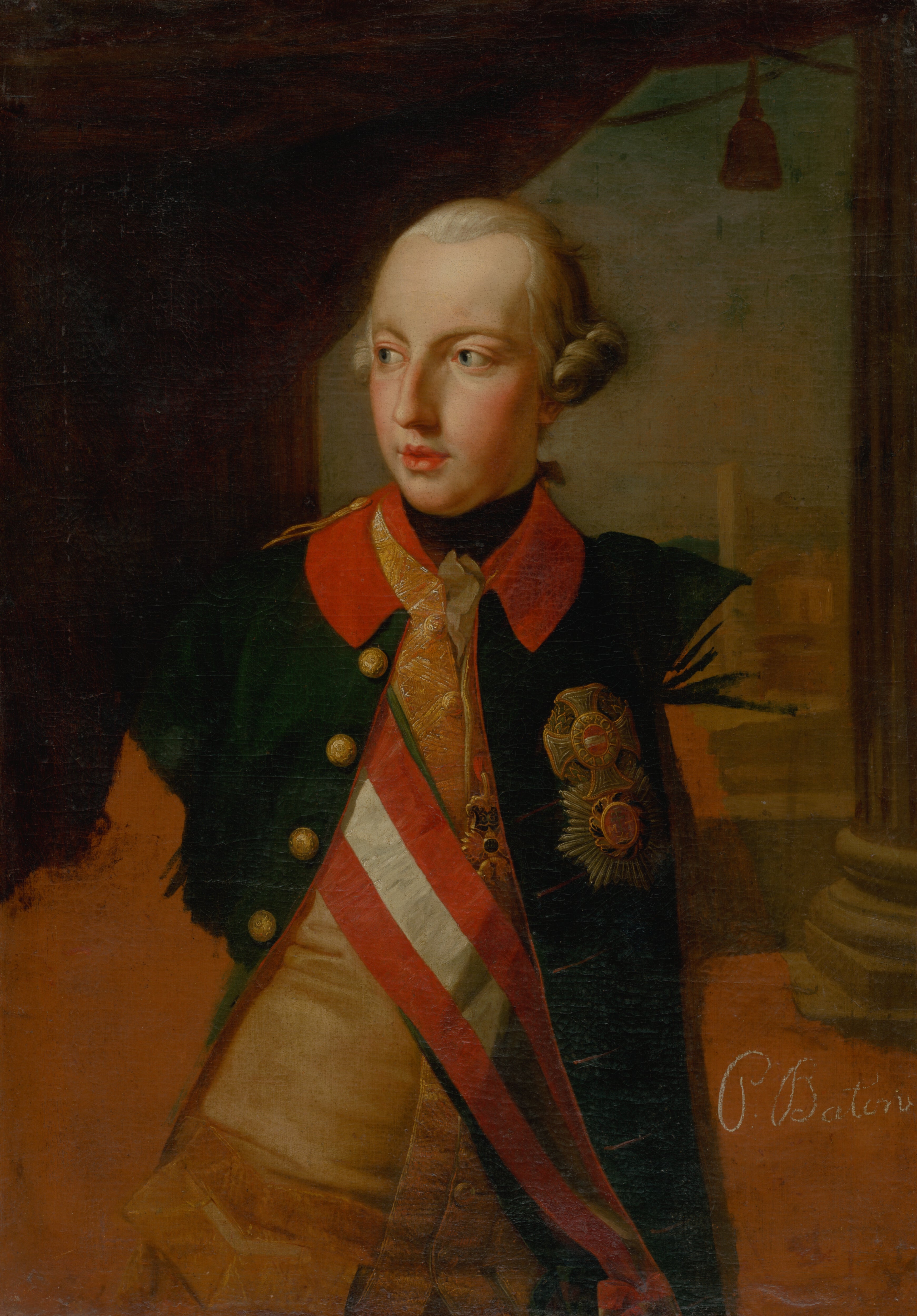 Étude pour le portrait de l'empereur Joseph II. - Pompeo Batoni