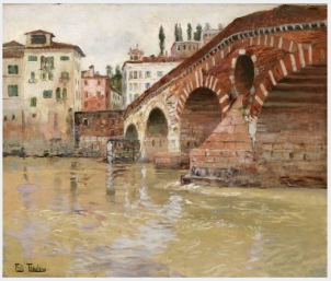 Ponte Vecchio, Vérone - Frits Thaulow