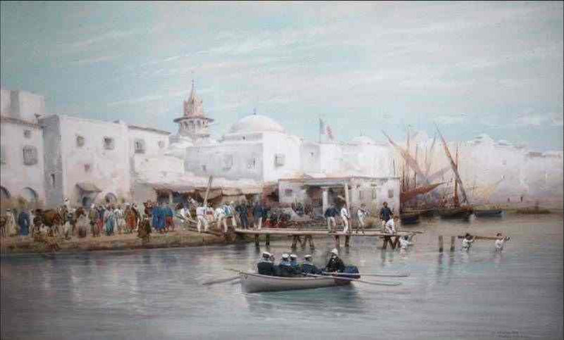 Porto de Bizerte - Édouard Detaille