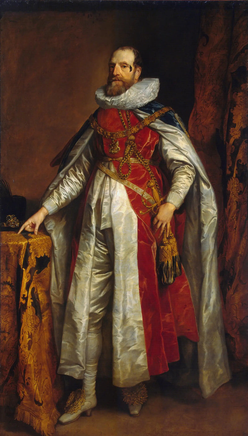 Retrato de Henry Danvers, Conde de Danby - Antoine van Dyck