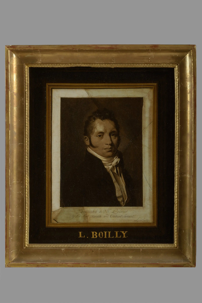 Retrato de Thomas Palmer, em trompe-l'œil - Louis-Léopold Boilly