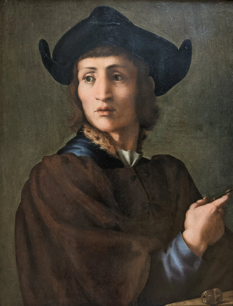 Retrato de um gravador em pedras preciosas - Pontormo