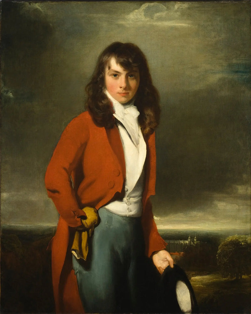 Retrato de Arthur Atherley estudando em Eton - Thomas Lawrence