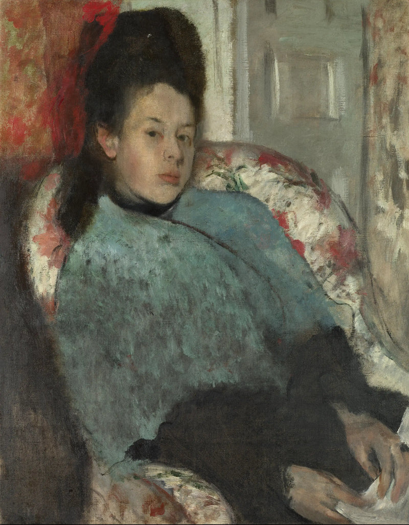 Retrato de Elena Carafa - Edgar Degas