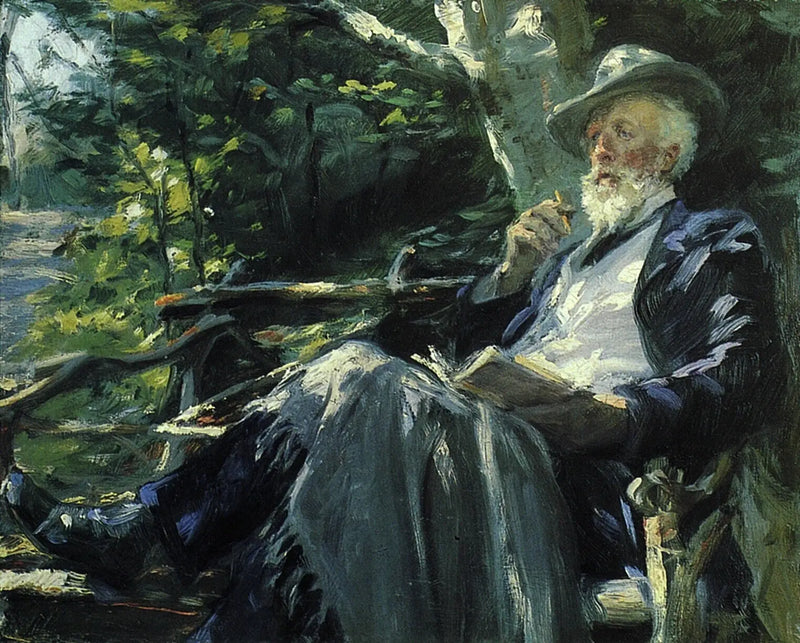 Retrato de Holger Drachmann - Peder Severin Krøyer