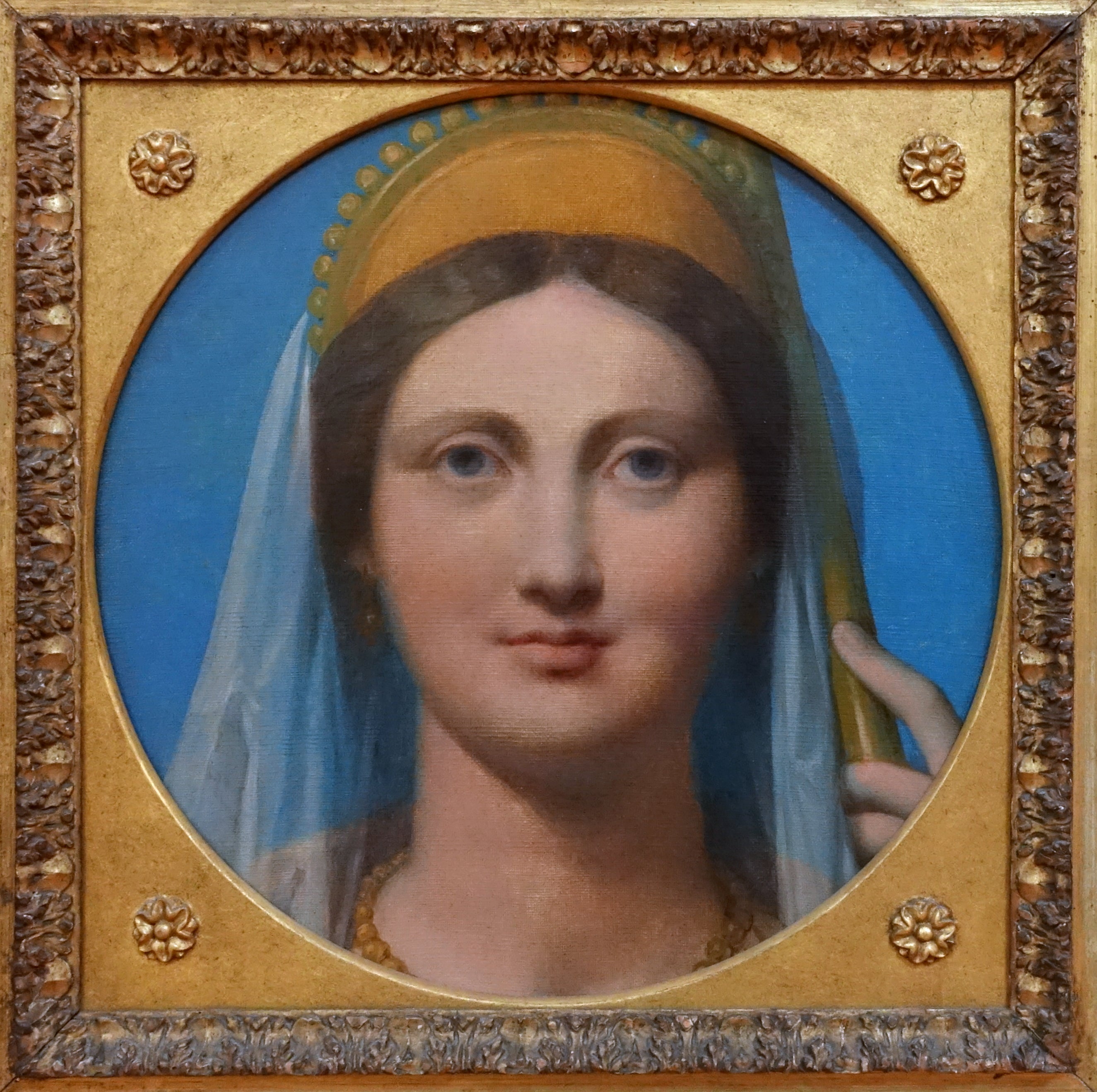 Retrato de Madame Jacques Ignace Hittorf como Juno - Jean-Auguste-Dominique Ingres