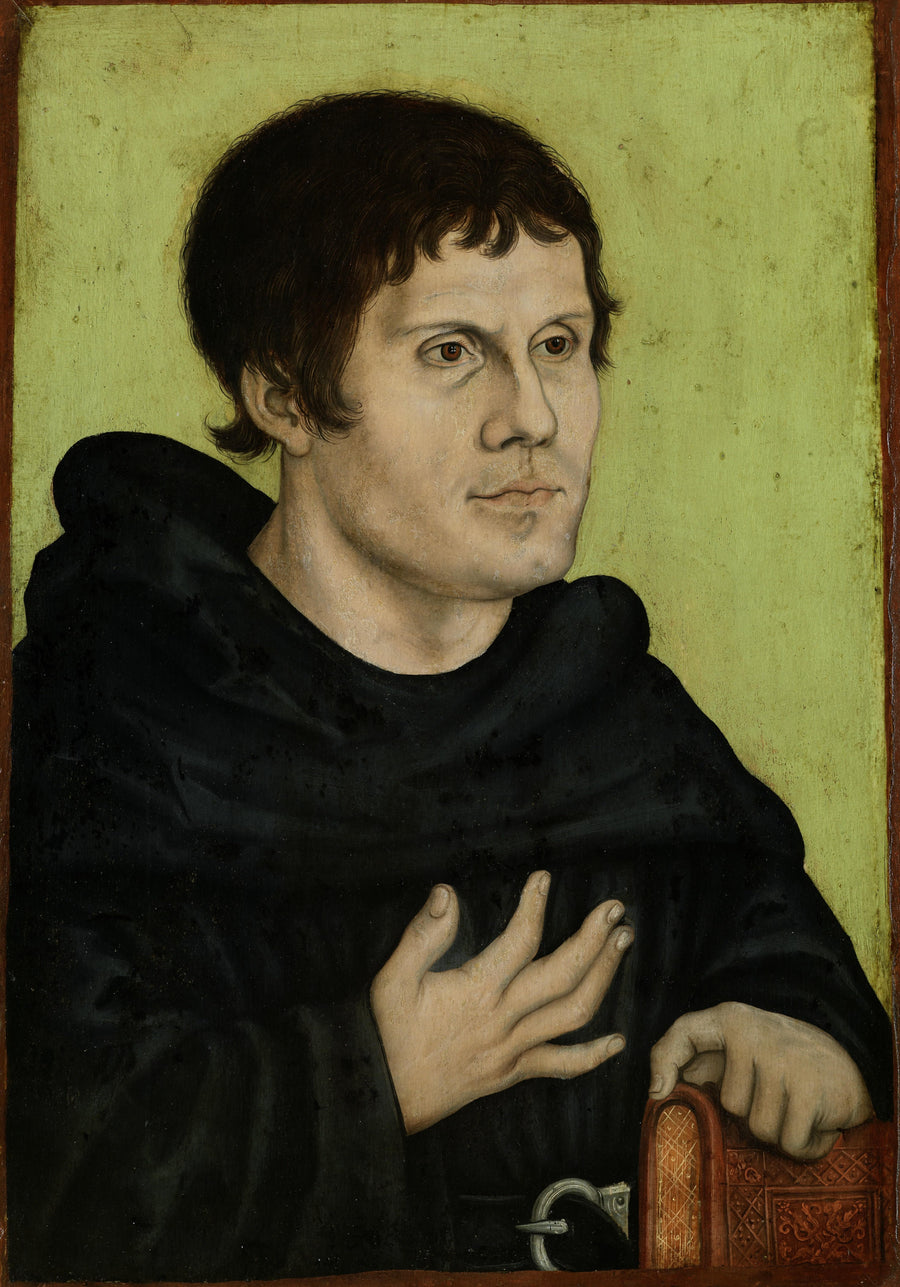 Martinho Lutero como monge agostiniano - Lucas Cranach, o Velho