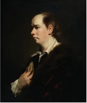 Retrato de Oliver Goldsmith (1728-1774), dramaturgo e autor - Joshua Reynolds