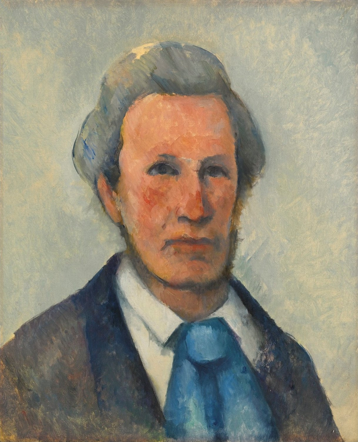 Reproduction du tableau « Victor Chocquet, d'après une photographie - Paul Cézanne » par Alpha Reproduction en peinture à l’huile