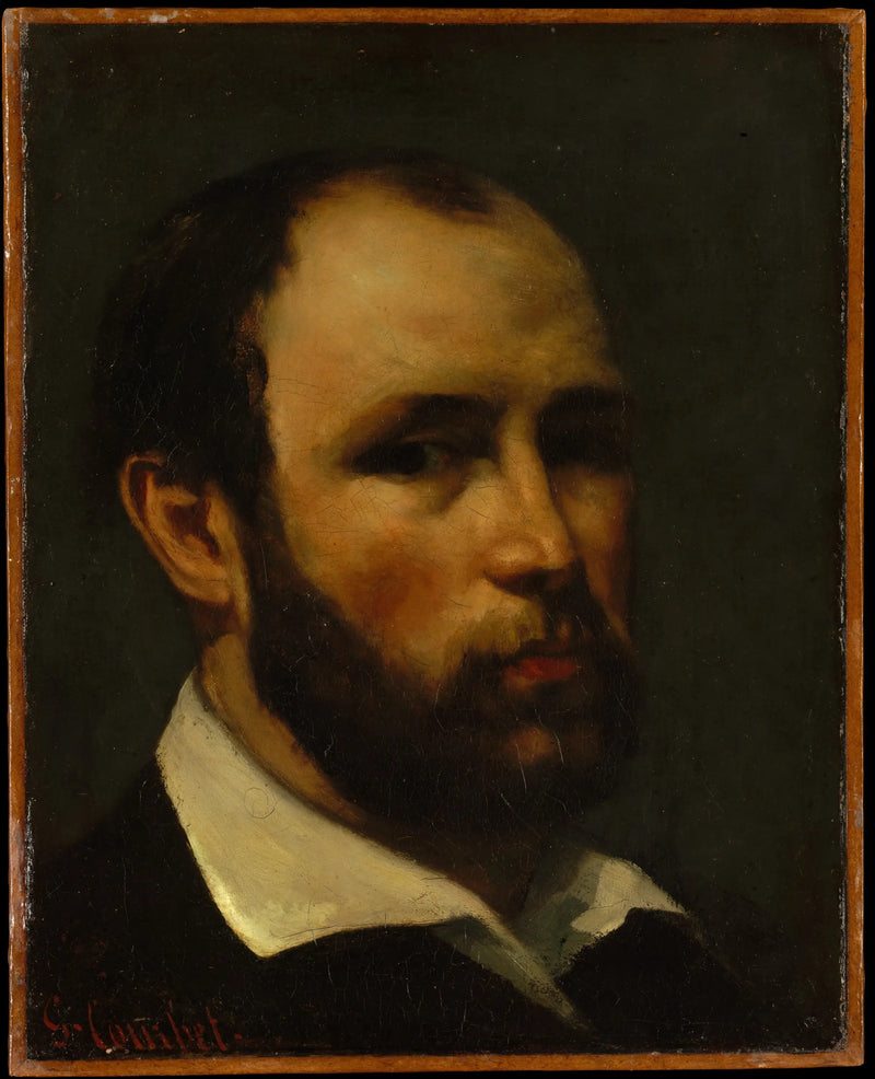 Retrato de um homem - Gustave Courbet