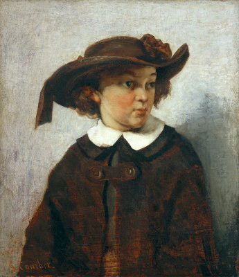 Portrait d'une jeune fille - Gustave Courbet