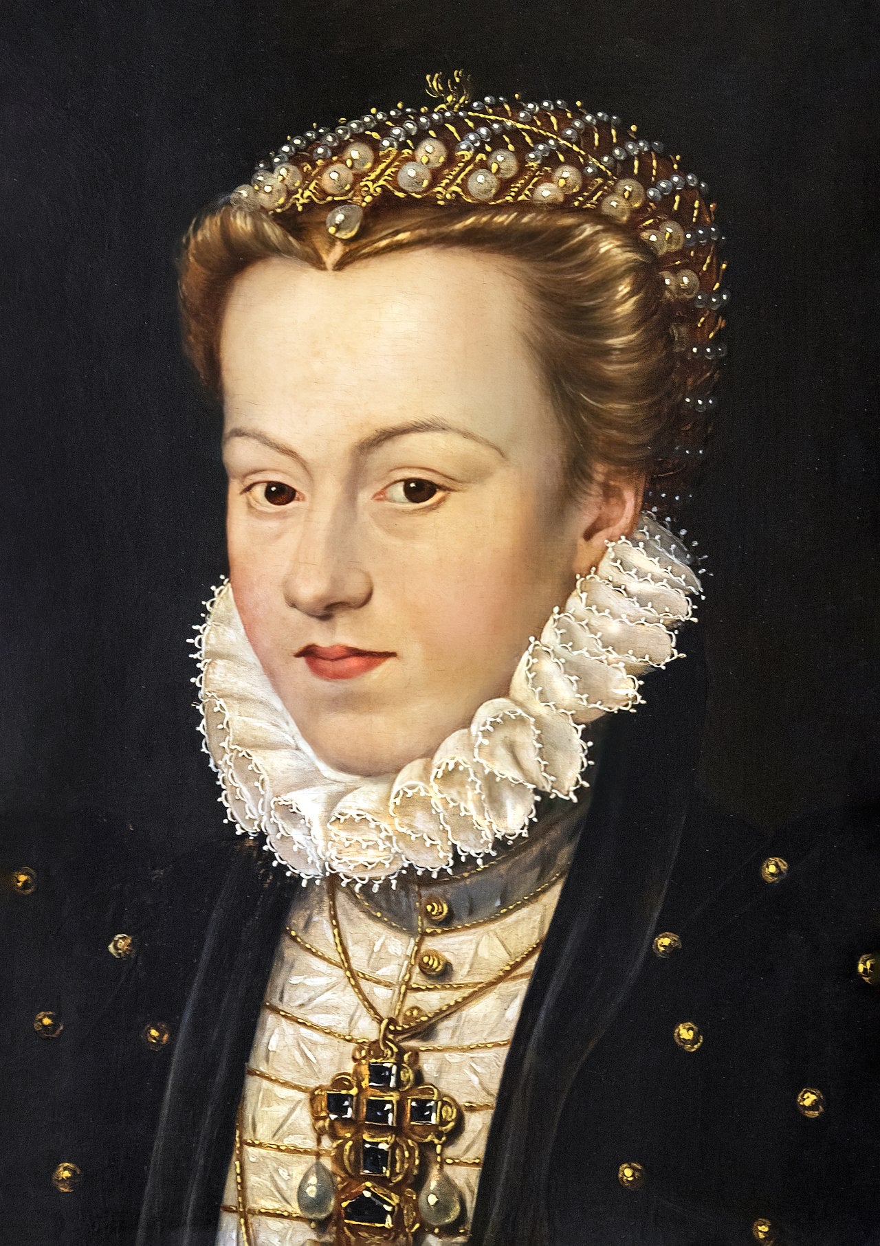 Retrato de Elisabeth da Áustria – François Clouet (1571)