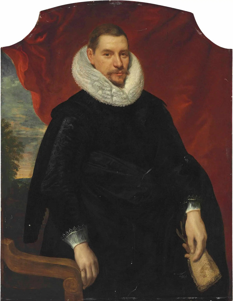 Retrato de Cornelis van Lantschot (1572-1656), aproximadamente 1620 - Peter Paul Rubens