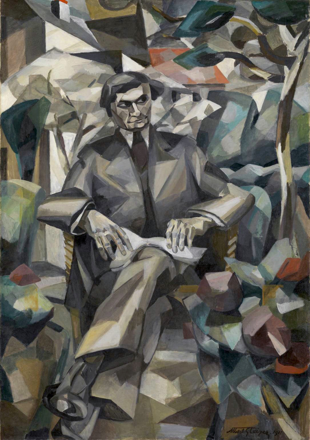 Retrato de Jacques Nayral – Albert Gleizes (1911)
