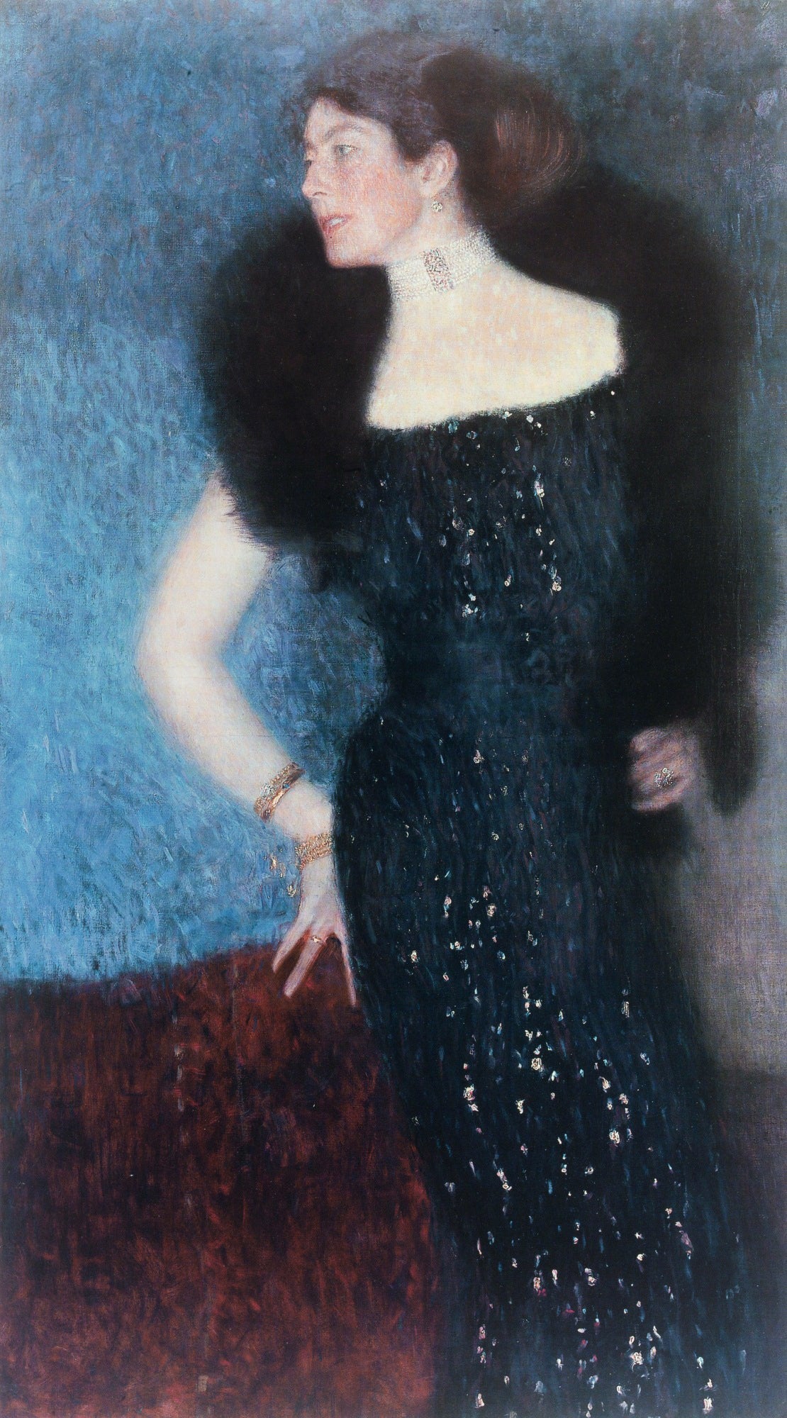 👗 Retrato de Rose von Rosthorn-Friedmann – Gustav Klimt (cerca de 1900)