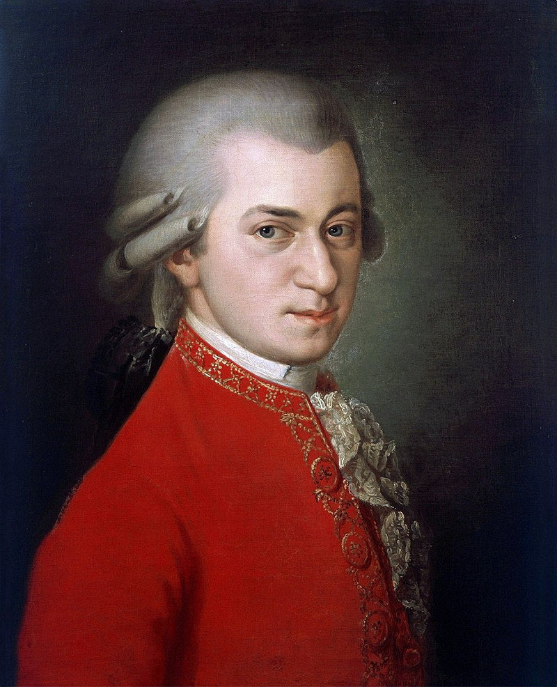 Retrato de Wolfgang Amadeus Mozart (1756–1791) – Barbara Krafft