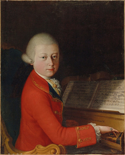 Retrato de Wolfgang Amadeus Mozart aos 13 anos em Verona (1770) – Giambettino Cignaroli
