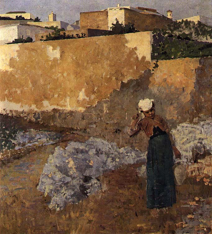 La Porteuse d’eau, Henrique Pousão, 1883