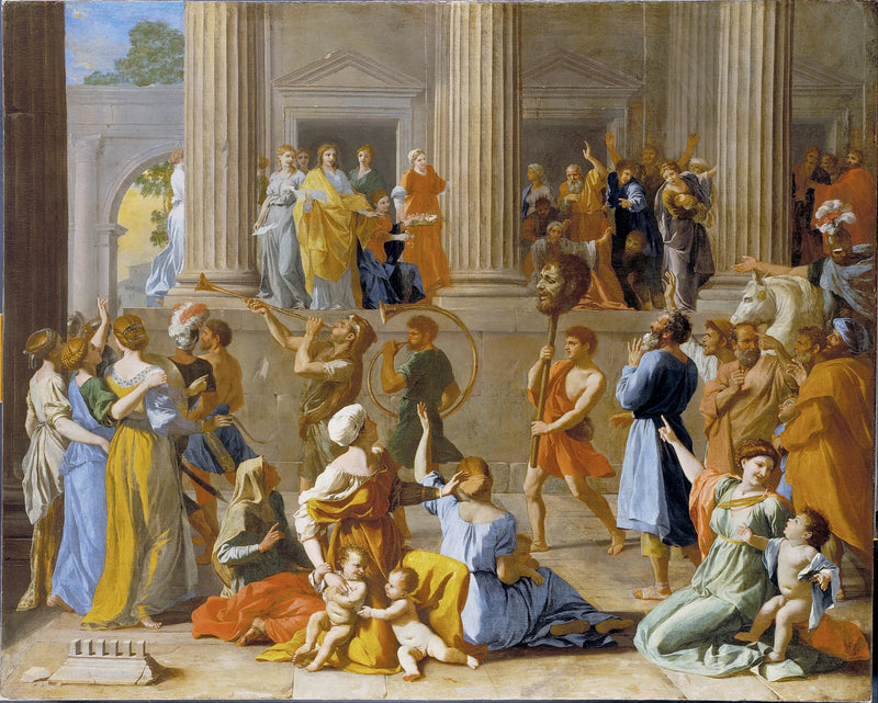 O Triunfo de David - Nicolas Poussin