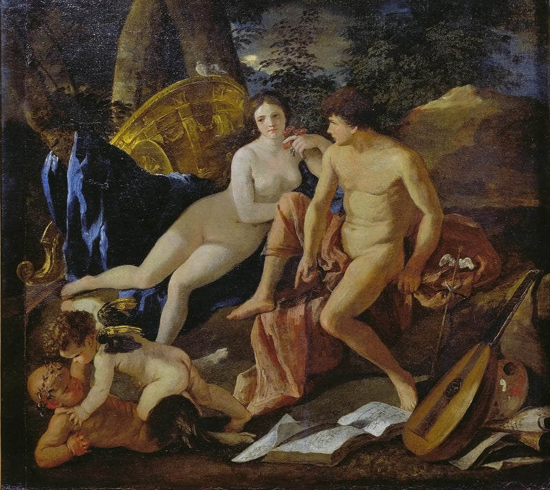 Vênus e Mercúrio - Nicolas Poussin