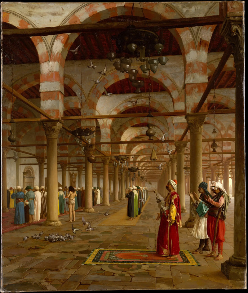 Oração na mesquita - Jean-Léon Gérôme