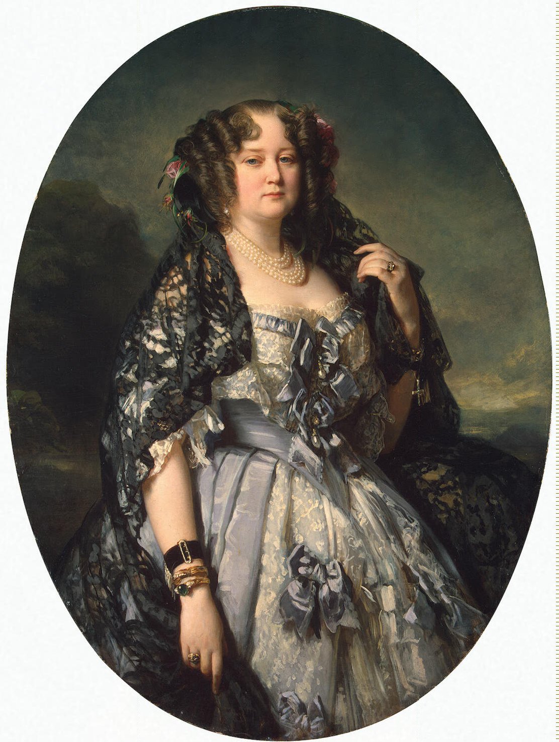 Portrait de la princesse Sophia Radzivil - Franz Xaver Winterhalter