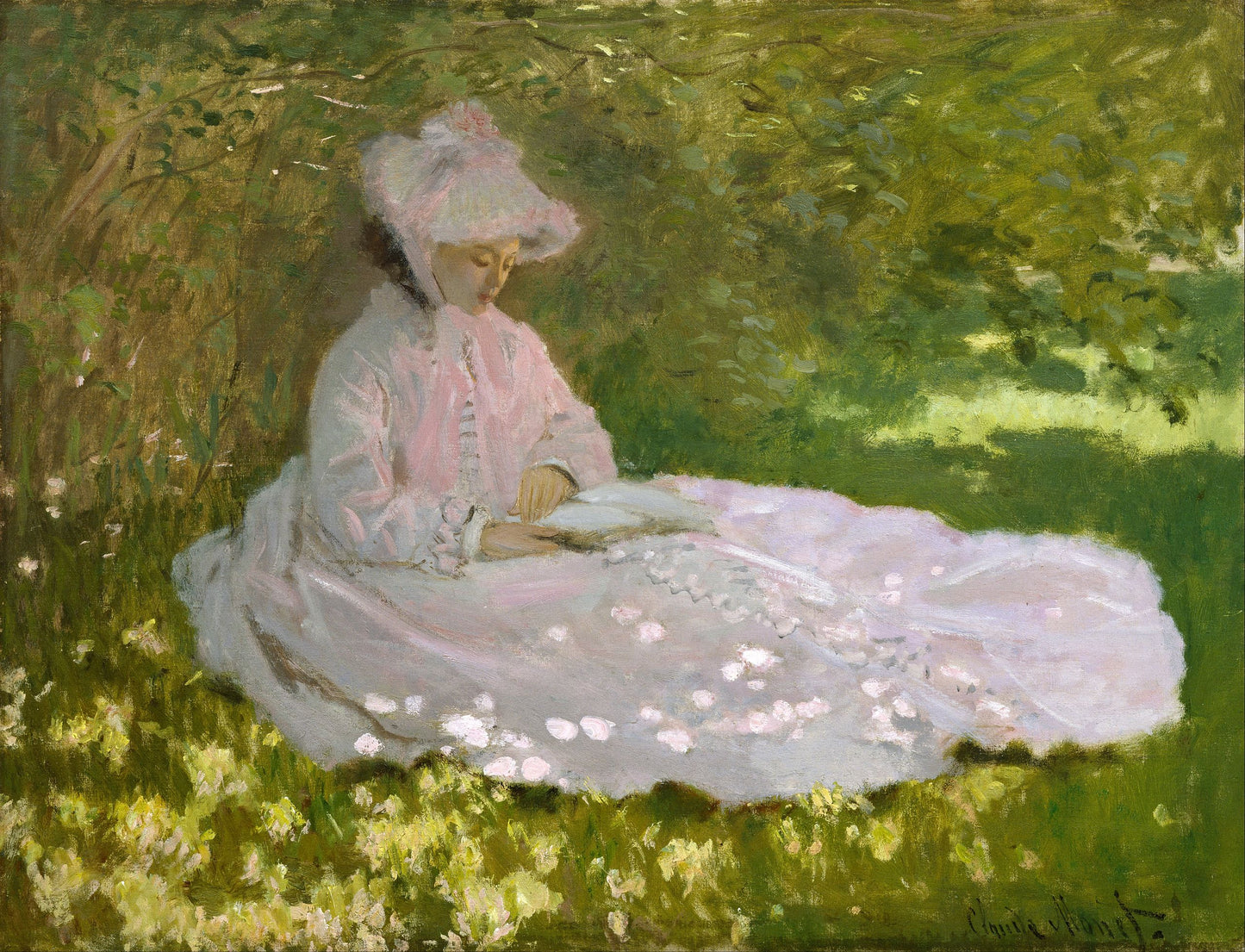 🎨 Primavera – Claude Monet, 1872